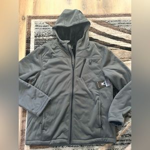 Mens Spyder Jacket Grey Size large with tags